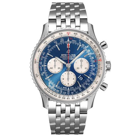 breitling navitimer 46 blue|breitling navitimer b01 chrono 46.